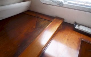 Interior teak doesn't like getting wet over & over