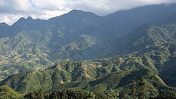 Fansifan massif from our hotel room - stunning view