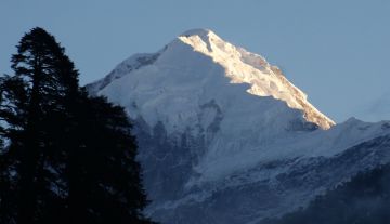 First light on Mt Pandim, Sikkim, Indian Himalaya 