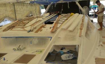 The organized pandemonium of the Ocelot work-boat
