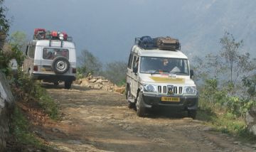 Jeep travel in Sikkim demands strong nerves