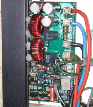 Interior of our Solar Boost 50 Controller