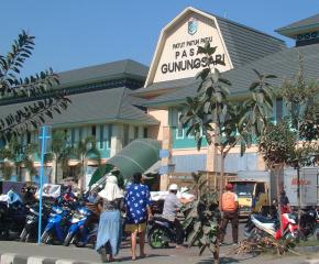 A new shopping center in Mataram, Lombok