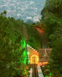 Penang, from British-era funicular